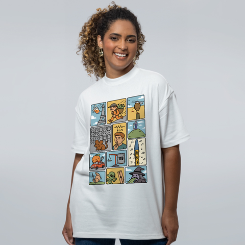 CAMISETA OVERSIZED OFF WHITE - FILMES
