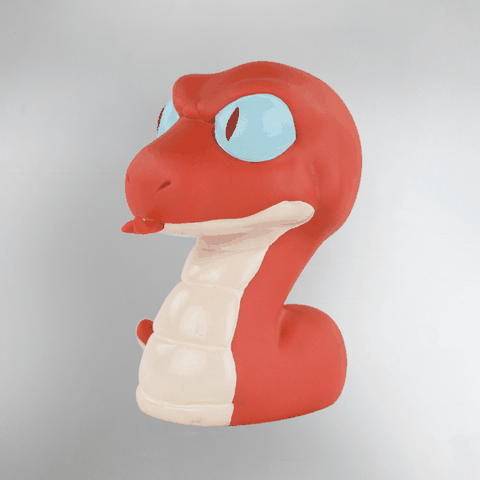 MINIATURA EM VINIL - SERPENTE VERMELHA