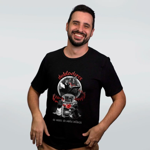 CAMISETA PRETA - DUBLADORES