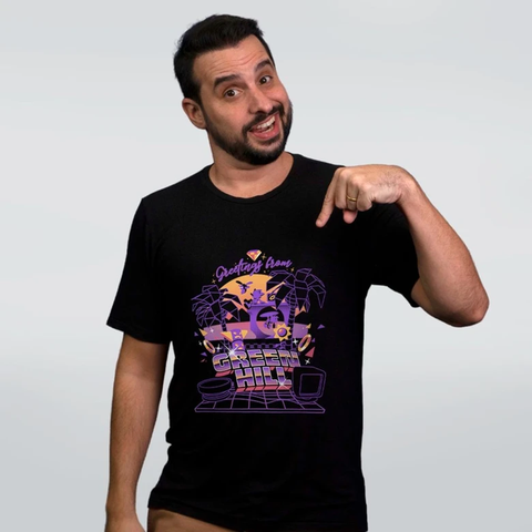 CAMISETA PRETA - GREEN HILL