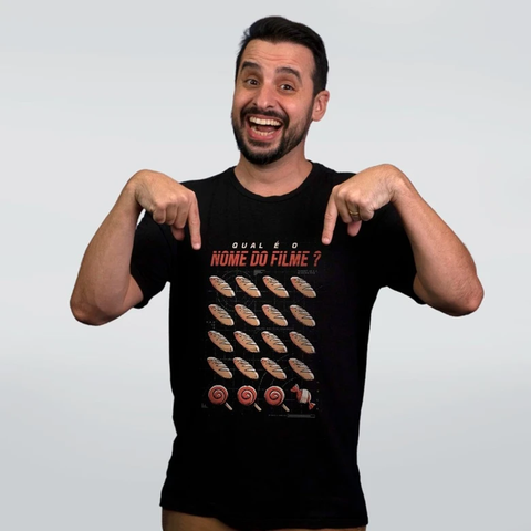 CAMISETA PRETA - TROCADILHO